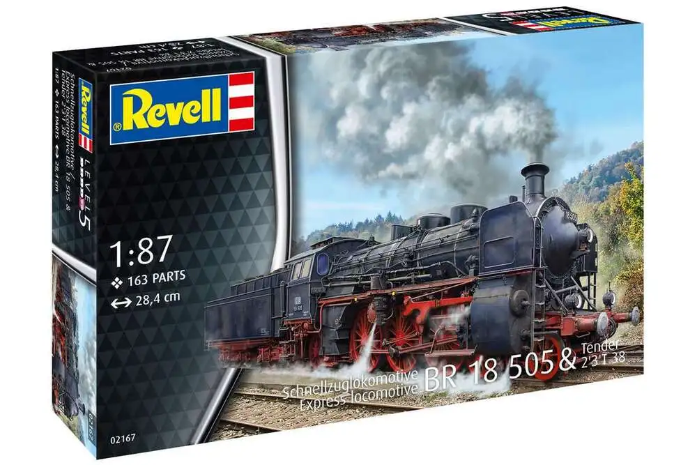 Express Locomotive BR 18 505 w/tender 2'3'T38 1:87