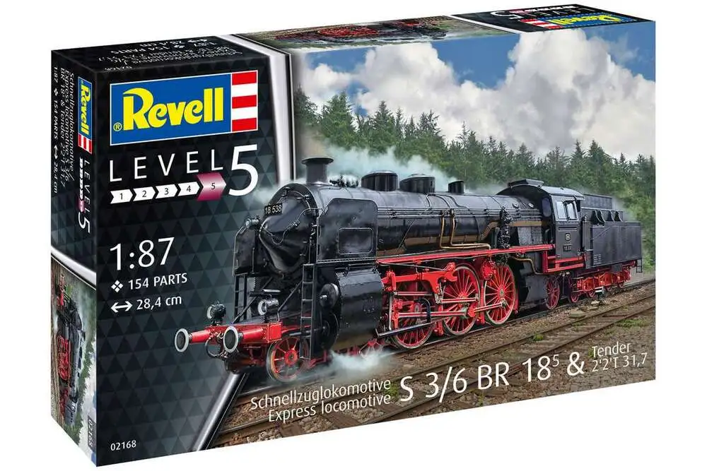 Express locomotive S3/6 BR18(5) with TenderT 1:87