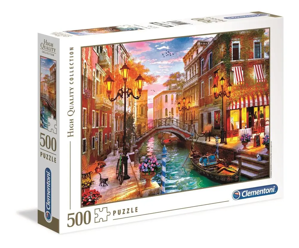 Puslespil Clementoni Sunset Over Venice 500 Brikker