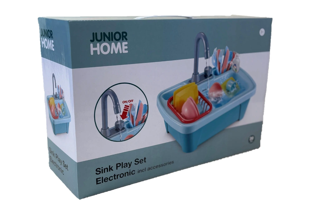 Køkkenvask elektronisk legesæt med tilbehør billede