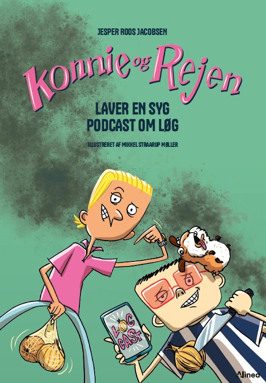Konnie og Rejen laver en syg podcast om løg, Rød Læseklub