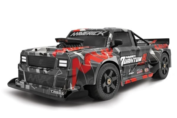 QuantumR Race Truck Body (Black/Red) billede