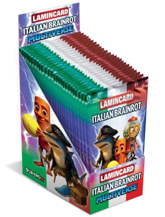 Brainrot samlekort 5-pak Wave 2 Ass billede