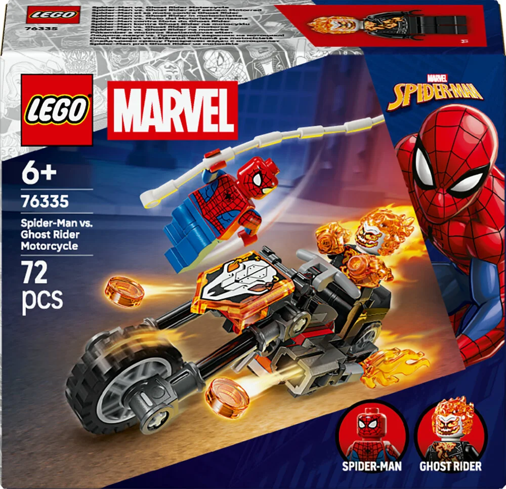 76335 LEGO Super Heroes Marvel Spider-Man mod Ghost Rider på motorcykel