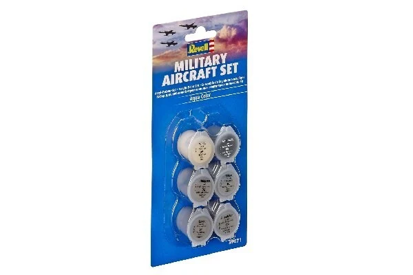 Military Aircraft set aqua colour acrylic 6x5ml billede