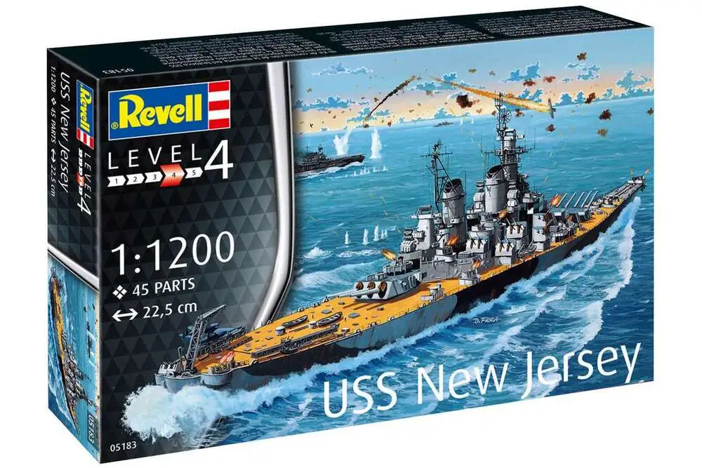 USS New Jersey 1:1200