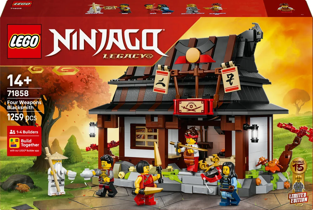 71858 LEGO Ninjago De Fire Våben-smedjen  15-års jubilæum