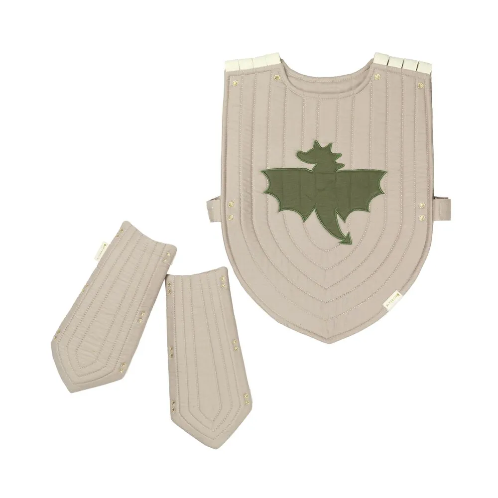 Dress-up Knight Armour set - Beige billede