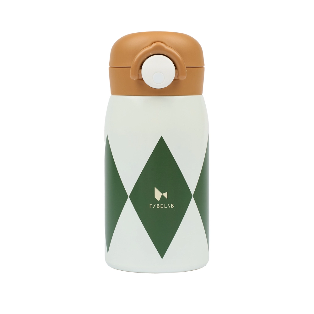 Water Bottle - Harlekin - Deep lichen green billede