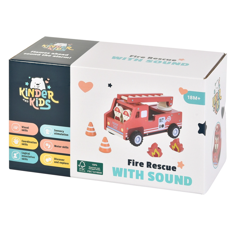 Kinder and Kids Brandbil med lyd