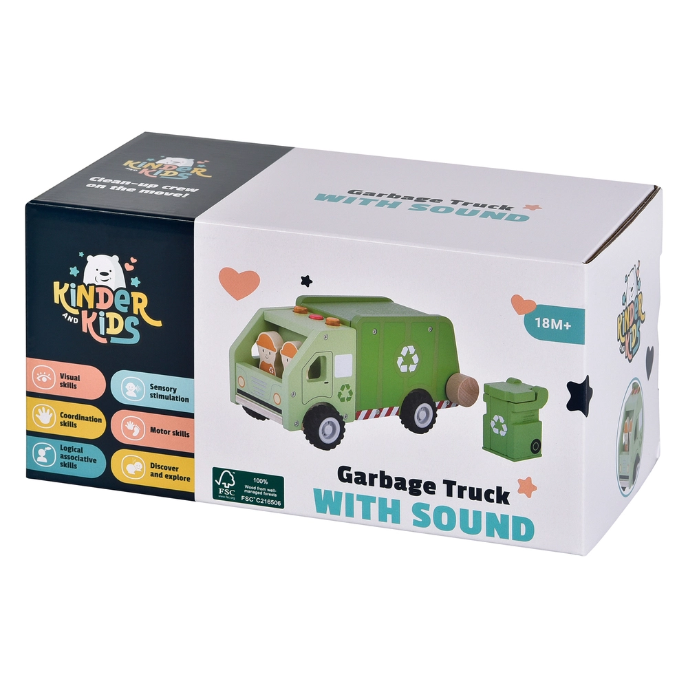 Kinder and Kids Skraldebil med lyd billede