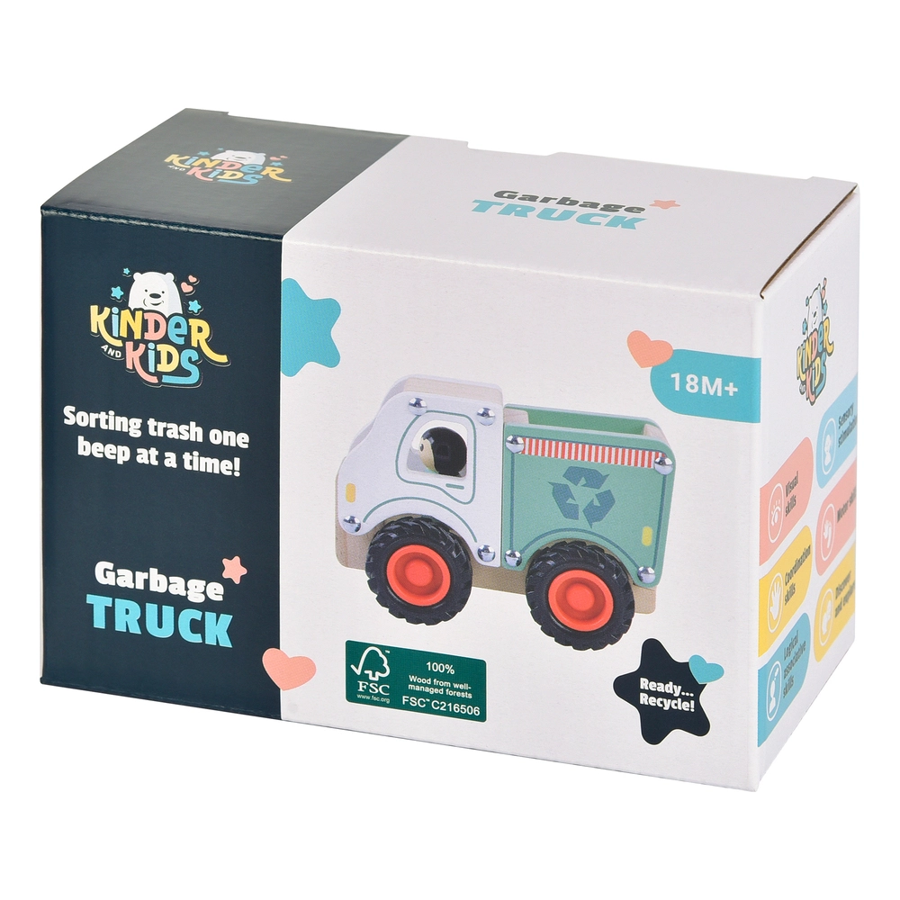Kinder and Kids Skraldebil billede