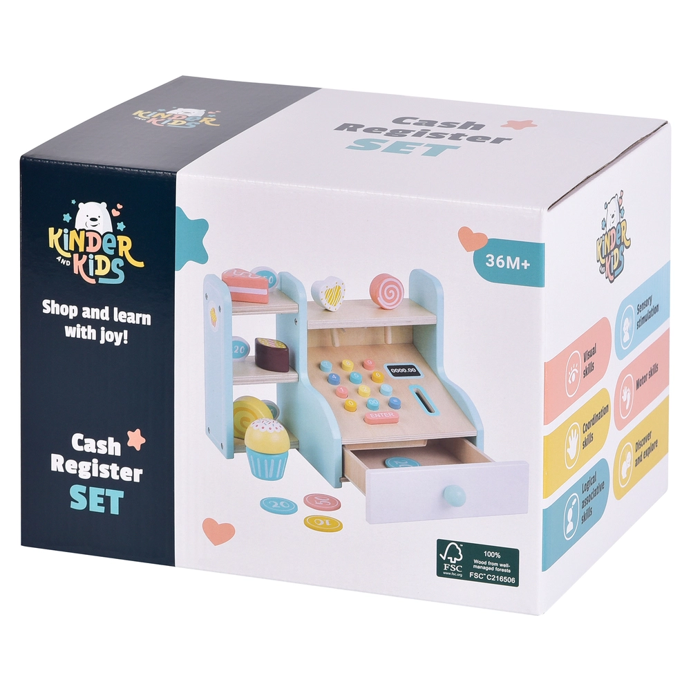 Kinder and Kids Kasseapparat Sæt