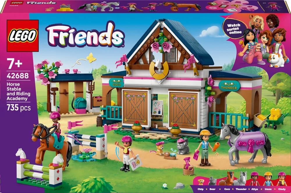 42688 LEGO Friends Hestestald og rideskole