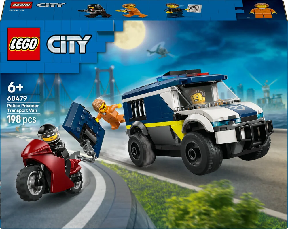 60479 LEGO City Politivogn til fangetransport