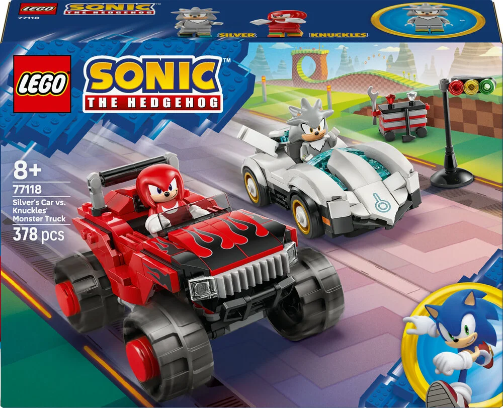 77118 LEGO Sonic Silvers bil mod Knuckles' monstertruck