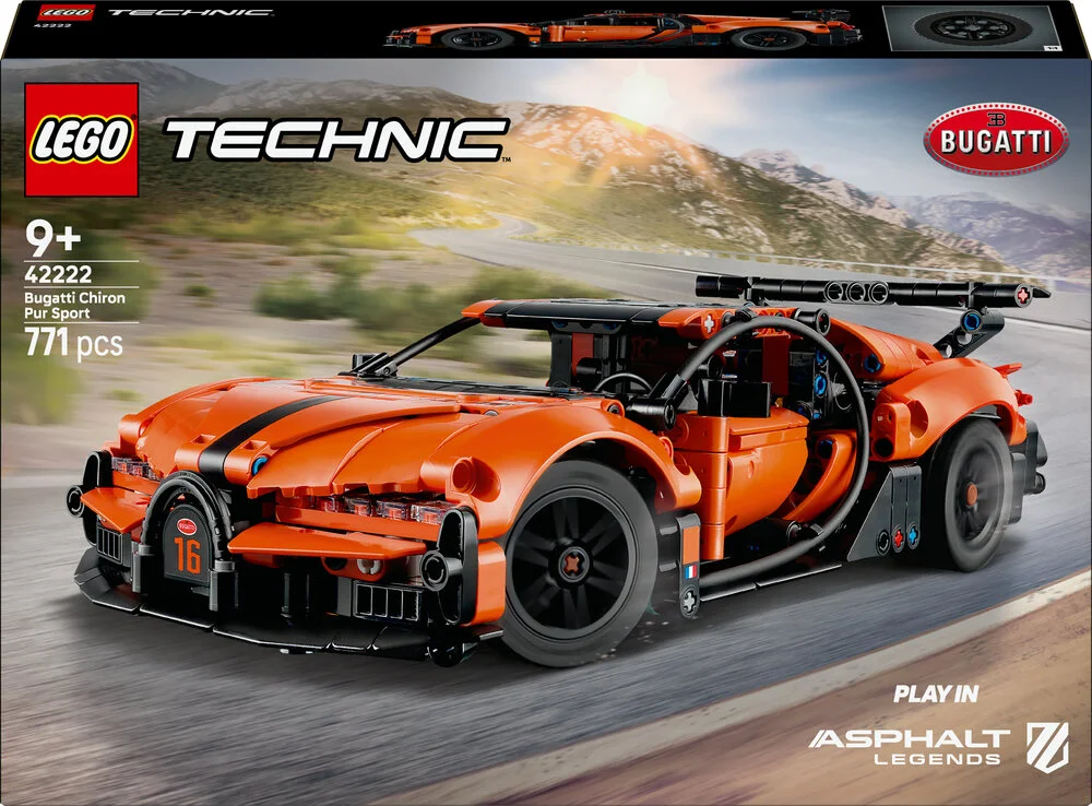 42222 LEGO Technic Bugatti Chiron Pur Sport-hyperbil