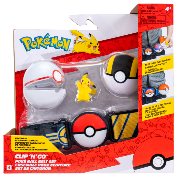 Pokemon clip n go belt set Pikachu billede