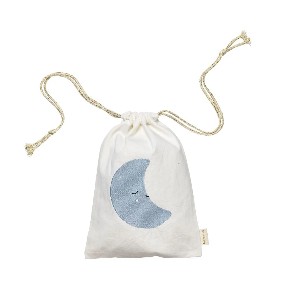 Gift Bag - Moon embroidery - Birch