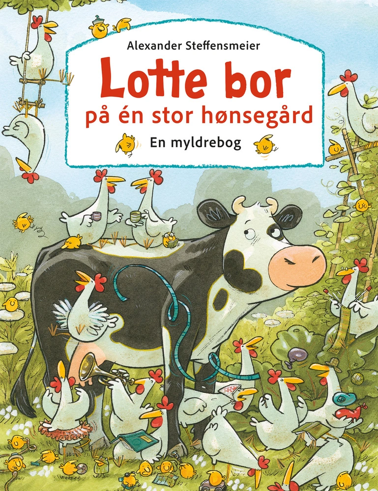 Lotte bor på én stor hønsegård