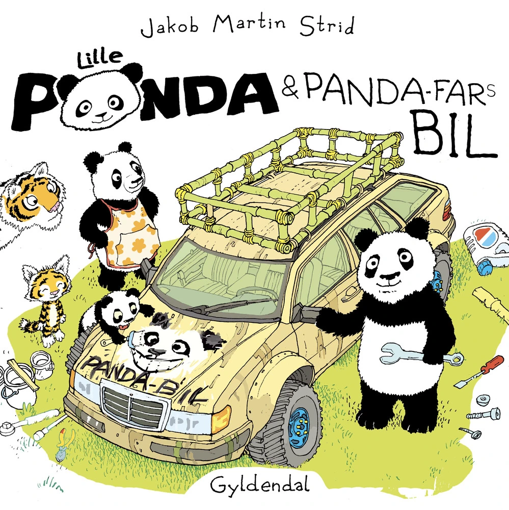 Lille Panda og Panda-fars bil