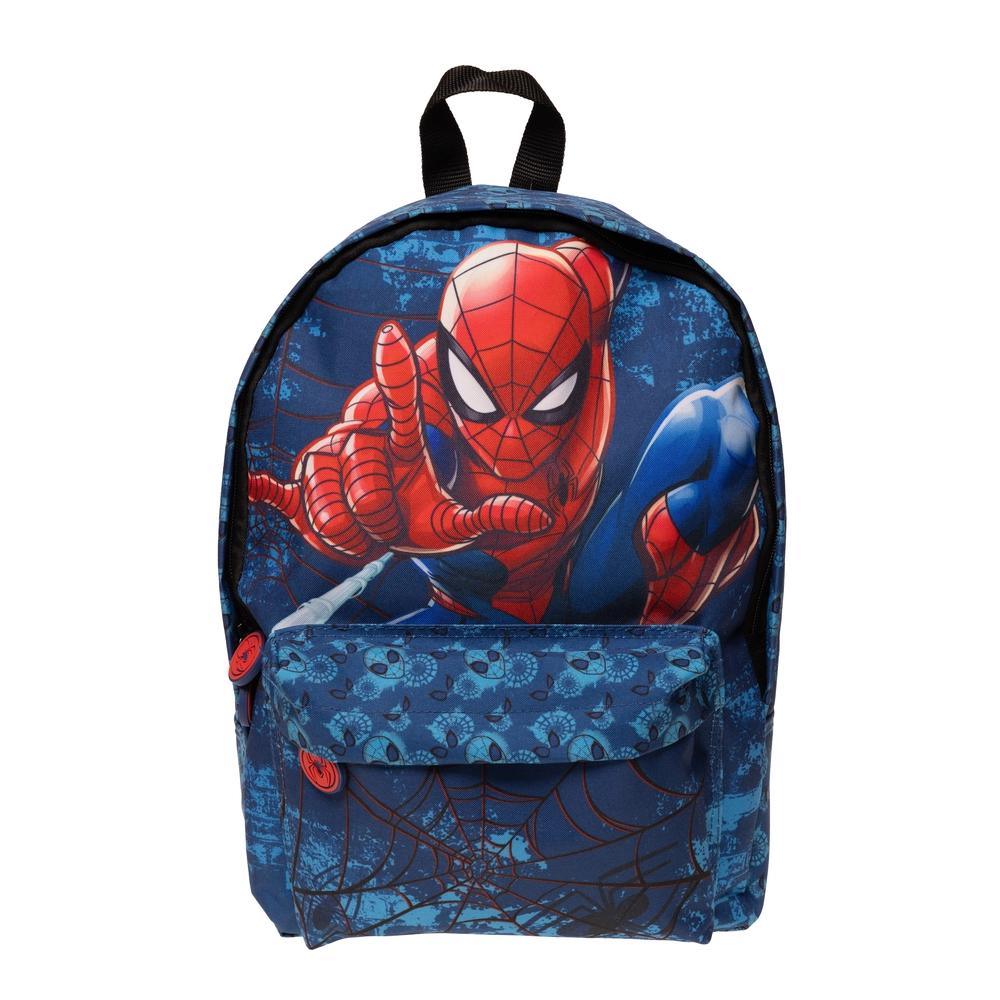 Spiderman rygsæk, stor H38 x B28 x D13 cm billede