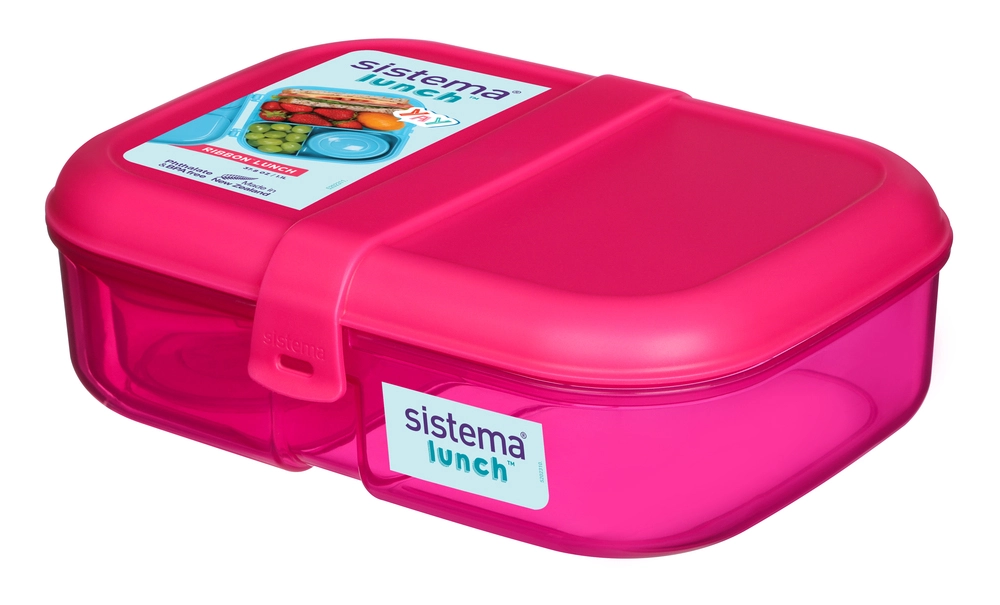 Madkasse Sistema Ribbon Lunch pink 1,1L