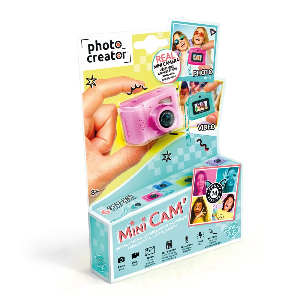 Creator mini digitalkamera compact pink billede