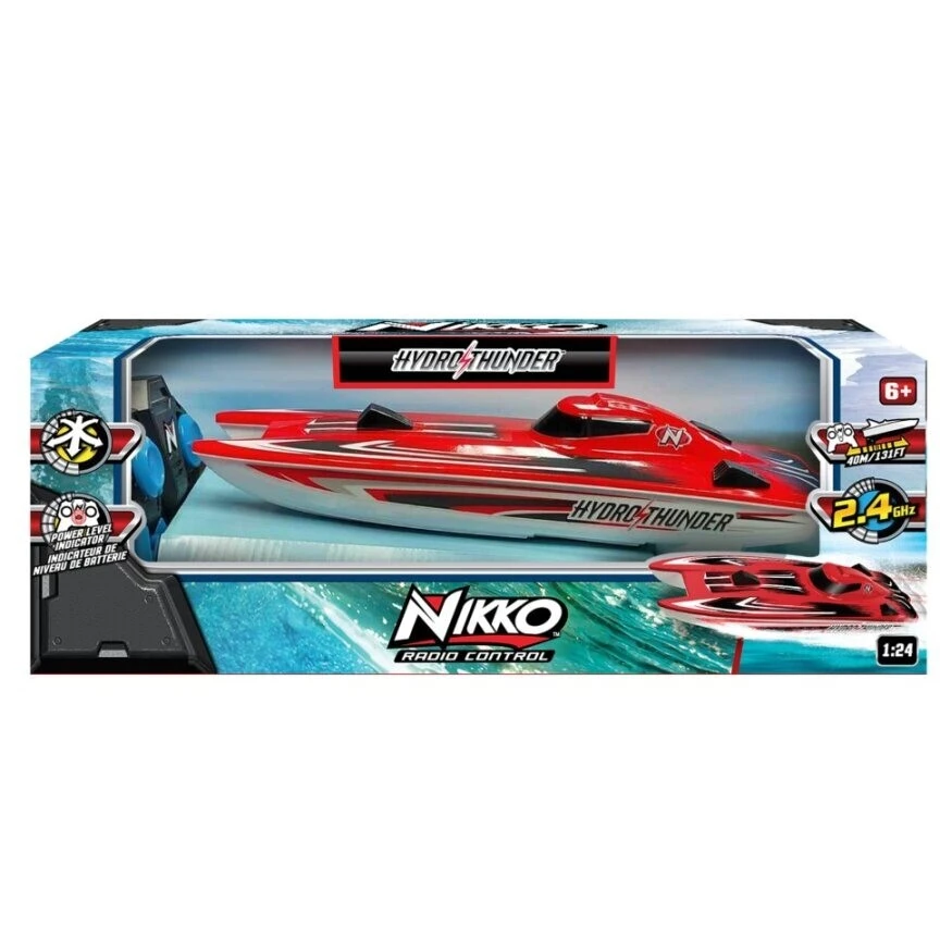 Nikko Hydro Thunder RC - Thunder Red 30 cm