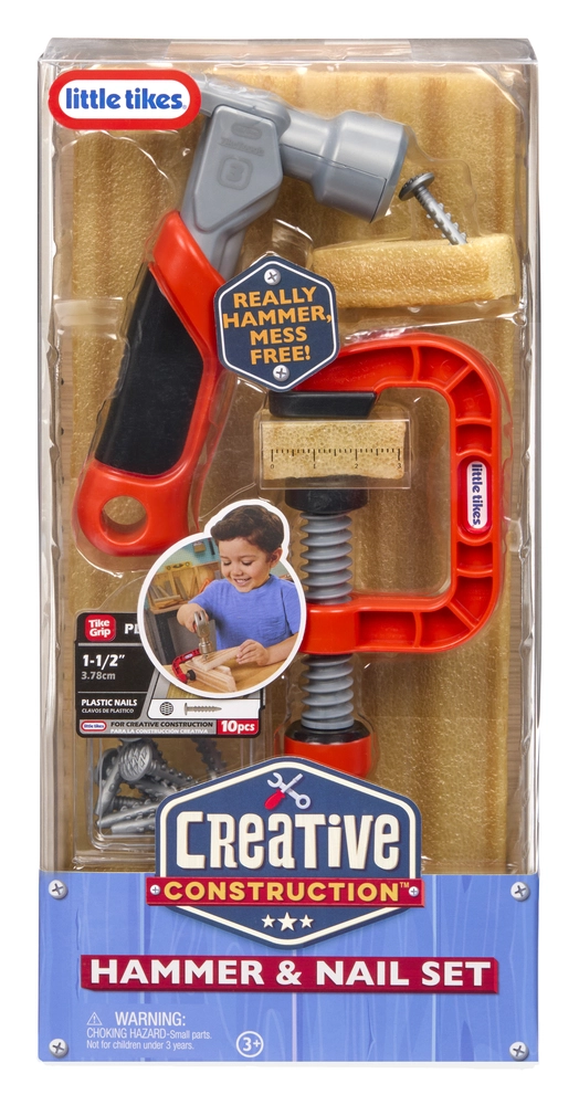 Little Tikes Creative Construction hammer- og sømsæt