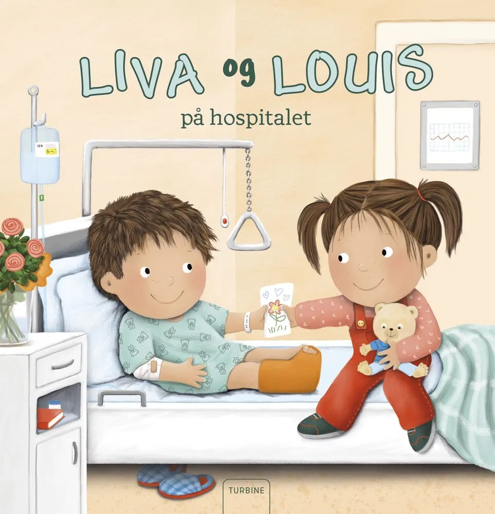 Liva og Louis på hospitalet