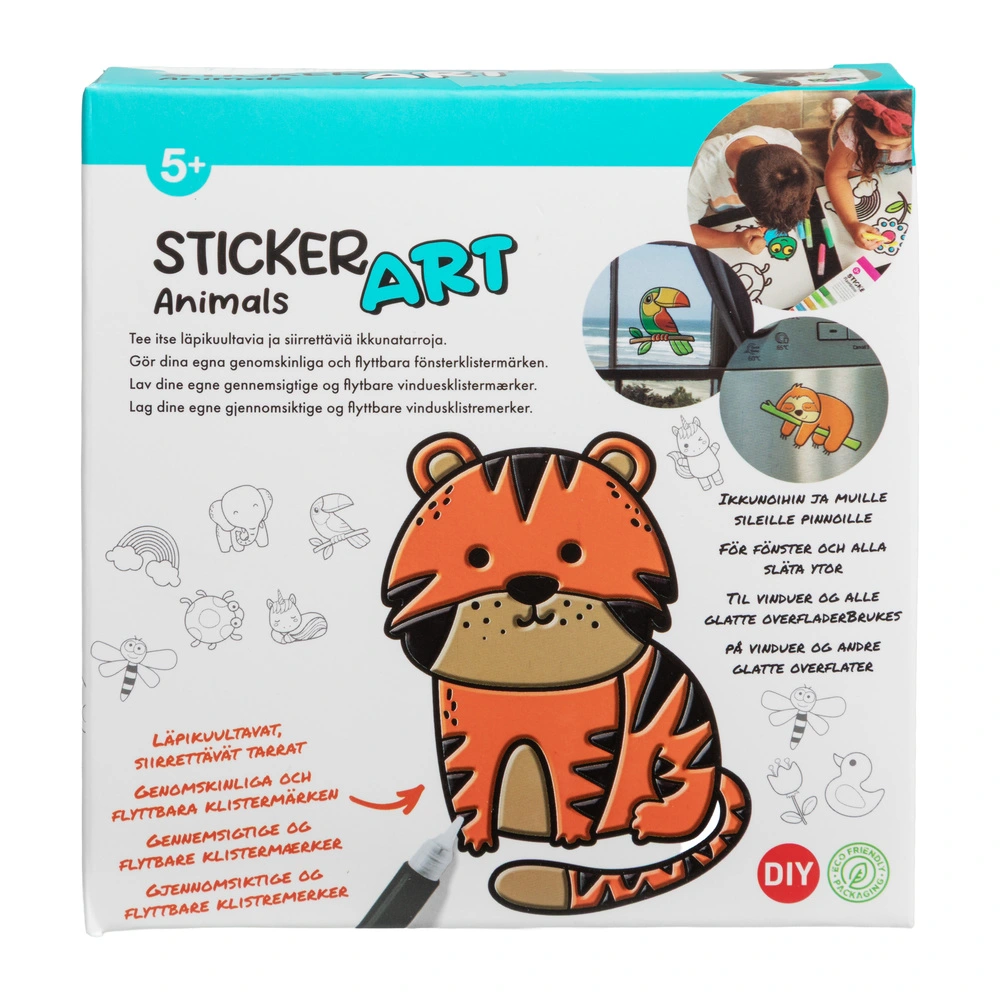 Sticker Art vinduesklistermærker ass