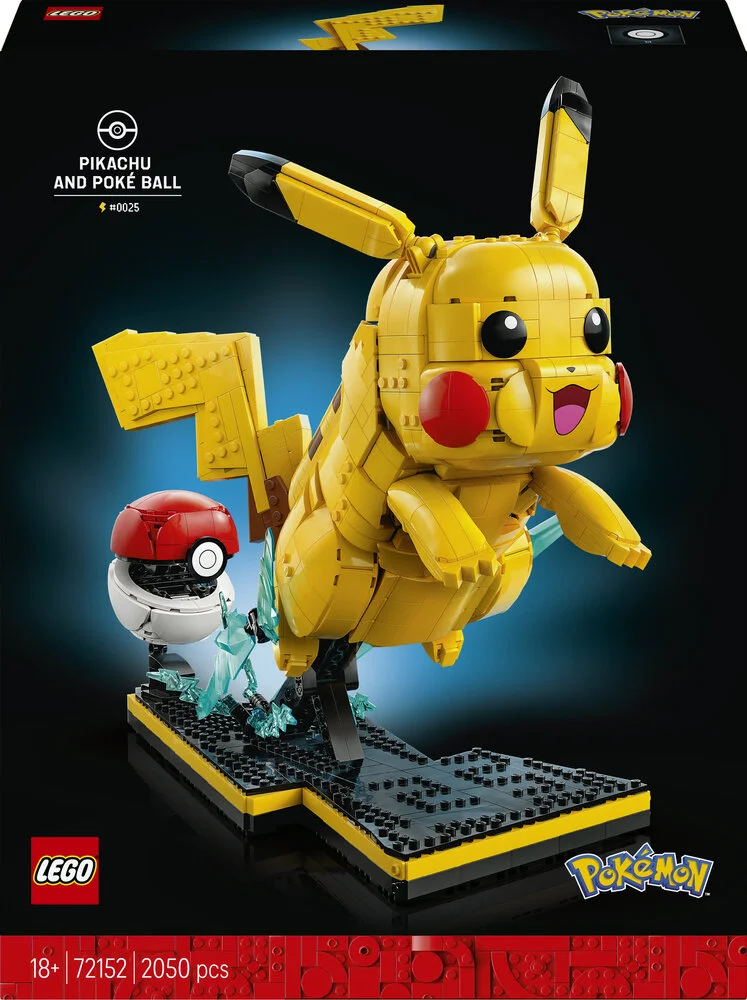 72152 LEGO Pokémon Pikachu og Poké Ball billede