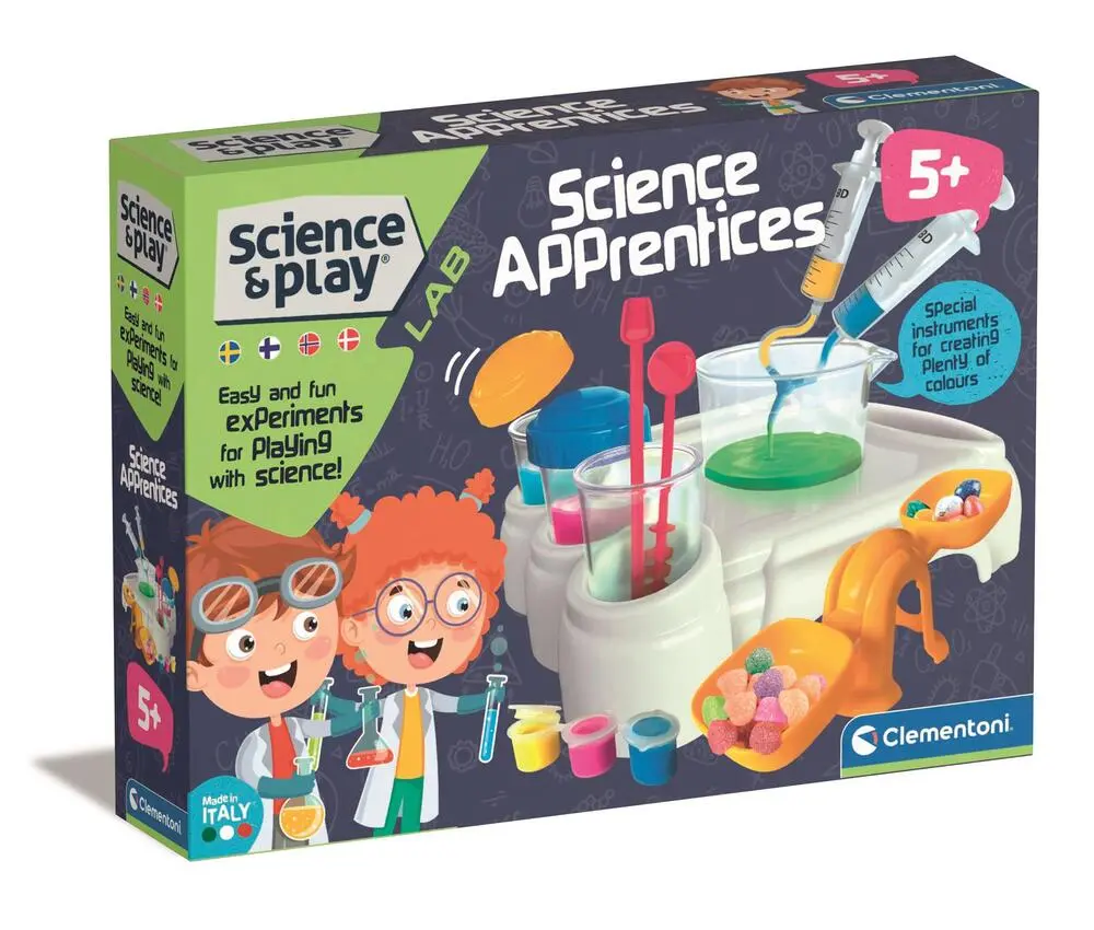 Clementoni Junior laboratorium eksperimenter