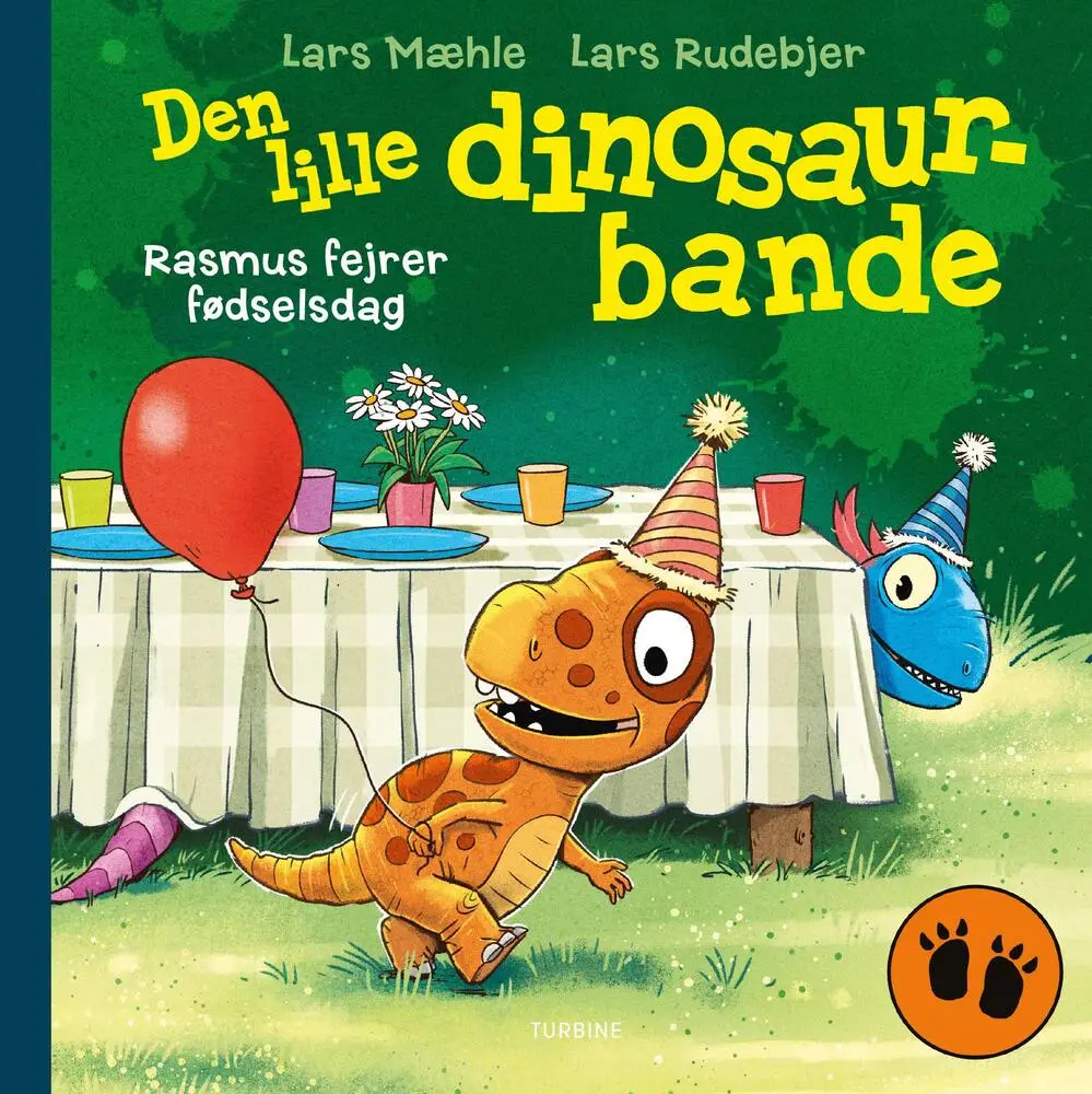 Den lille dinosaurbande Rasmus fejrer fødselsdag