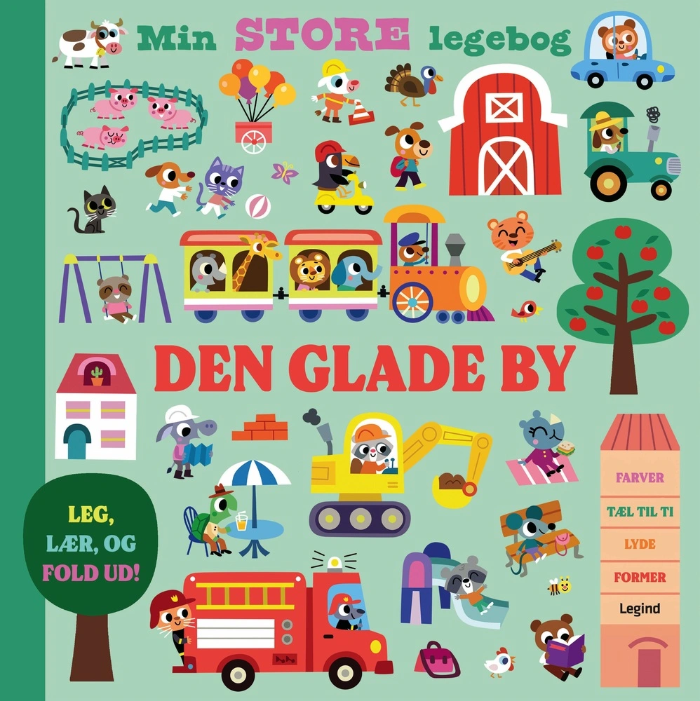 Den glade by - Min store legebog