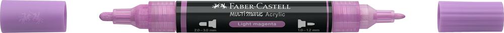 Multimarker Akryl Faber Castell SP 119 Lightmagenta m. 2 spids