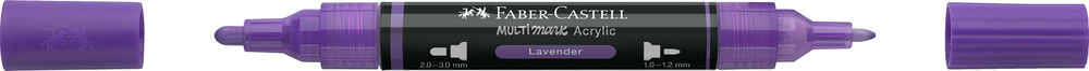 Multimarker Akryl Faber Castell SP 136 Lavender m. 2 spids