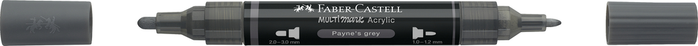 Multimarker Akryl Faber Castell SP 181 Payne'S Grey m. 2 spids