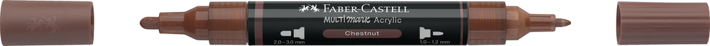 Multimarker Akryl Faber Castell SP 378 Chestnut m. 2 spids