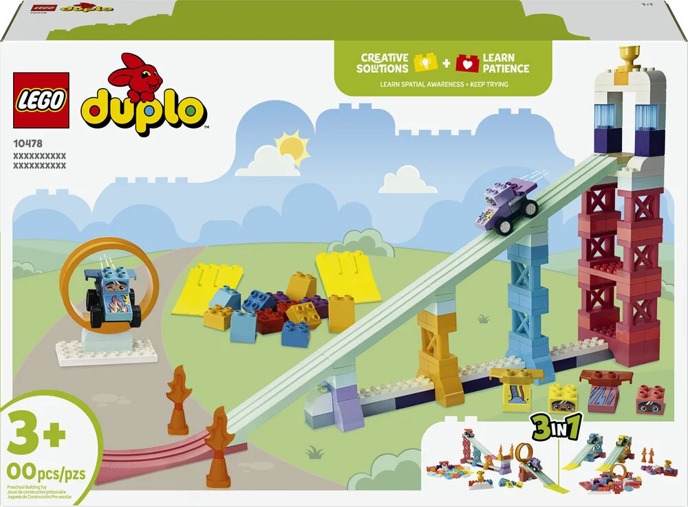 LEGO DUPLO Town 10478 3-i-1 kreative ramper med køretøjer billede