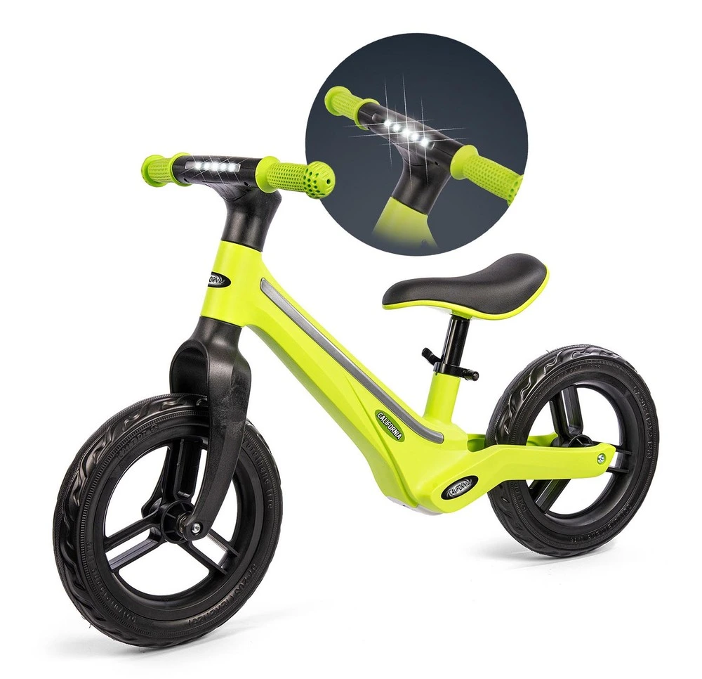 California løbecykel med lys, grøn billede