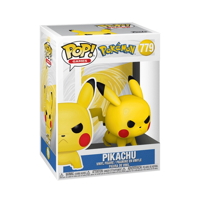 Funko POP Vinyl Pokemon S6 Pikachu Attack Stance billede