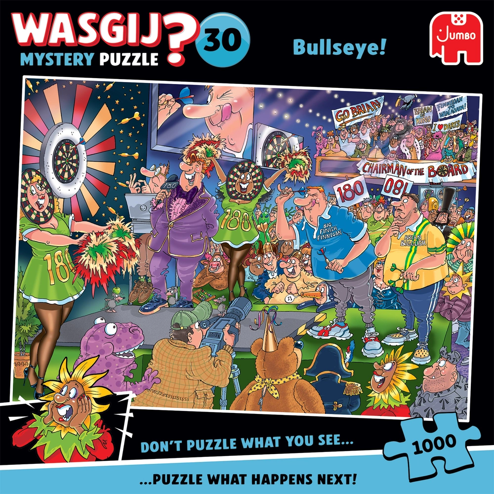 Puslespil Wasgij Mystery 30 Bullseye! 1000 brikker billede