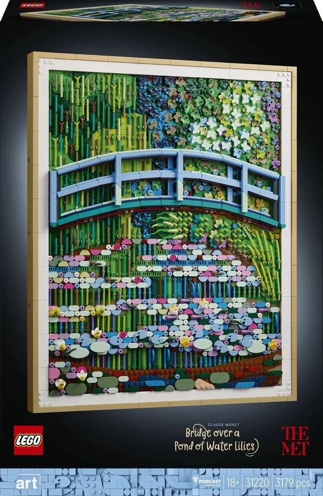 LEGO ART 31220 Claude Monet  Den japanske bro over åkandedammen