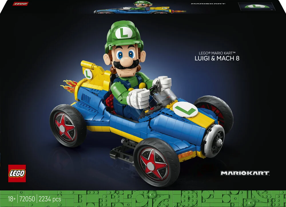 LEGO Super Mario 72050 Mario Kart&trade; Luigi og Mach 8 billede