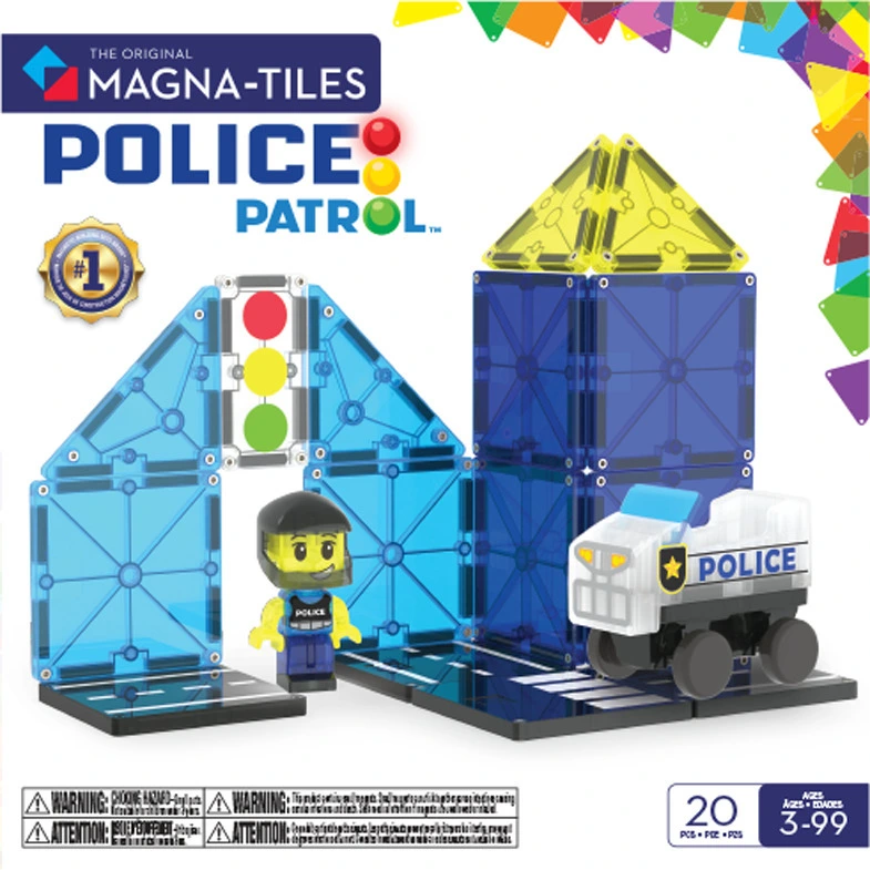 MAGNA-TILES Politipatrulje 20 dele