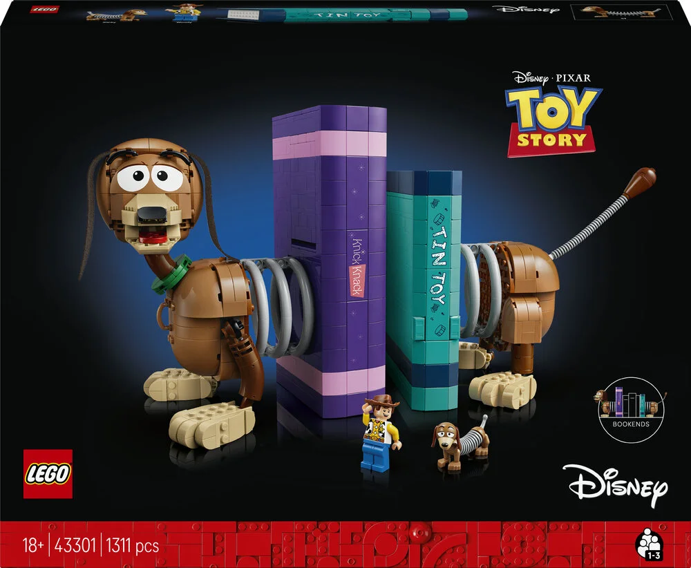 LEGO Disney&trade; 43301 Toy Story-bogstøtter med hunden Slinky