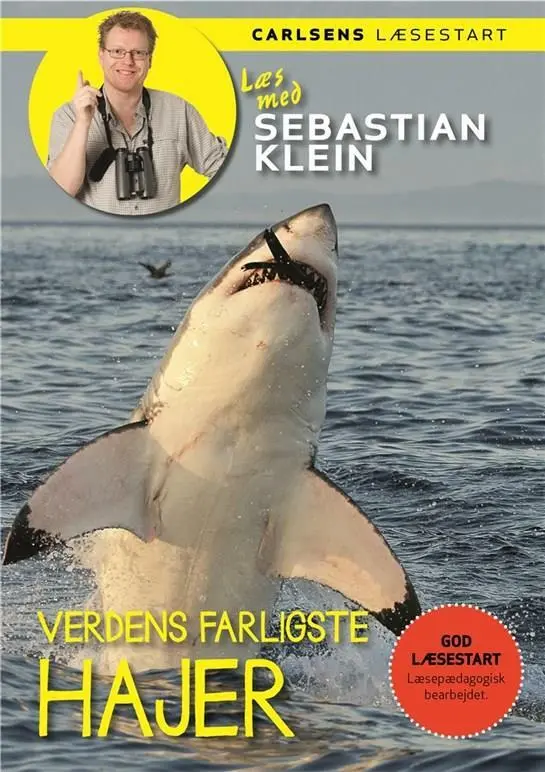 Billede af Læs med Sebastian Klein - Verdens farligste hajer