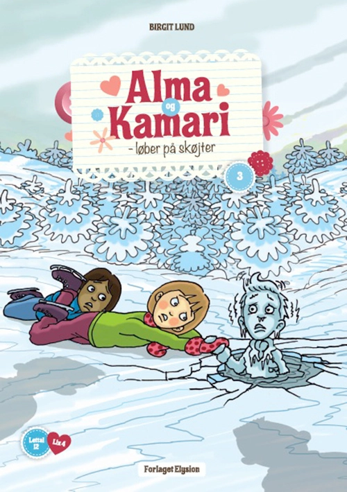 Billede af Alma og Kamari løber på skøjter